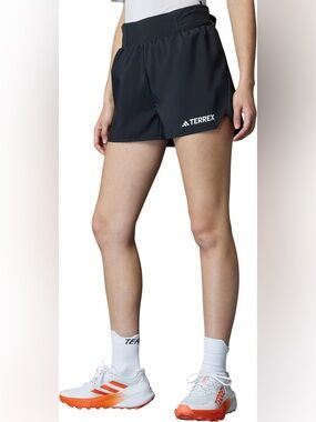 Adidas Terrex Xperior Women’s Trail Running Shorts - Black - SM 3”